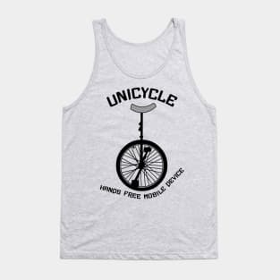 Unicycle Mobile Device Tank Top